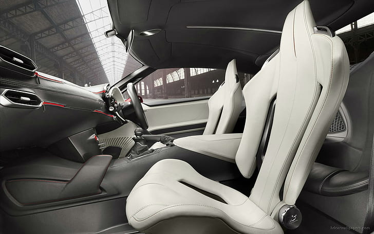 2011 Toyota FT 86 Sports Concept Interior, jok mobil kulit putih, 2011, interior, konsep, olahraga, toyota, mobil, Wallpaper HD