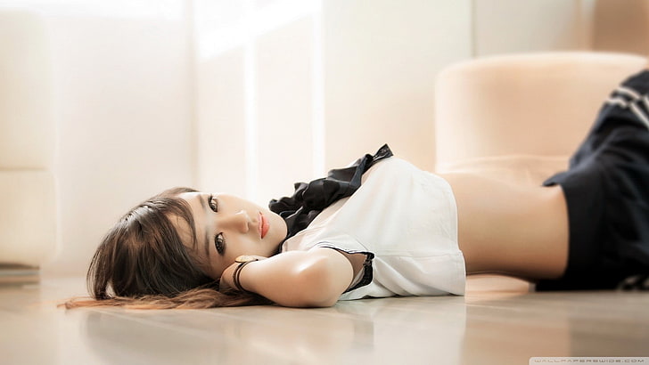 ผู้หญิงเอเชียนอนนางแบบถ่ายภาพ, วอลล์เปเปอร์ HD