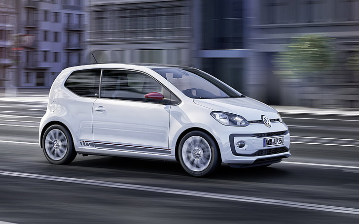 Volkswagen Up !, auto, veicoli, motion blur, Sfondo HD