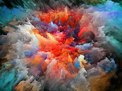 Abstrakte Bilder, Explosion, Helligkeit, Farben, Abstrakt, Bilder, Explosion, Helligkeit, Farben, HD-Hintergrundbild HD wallpaper