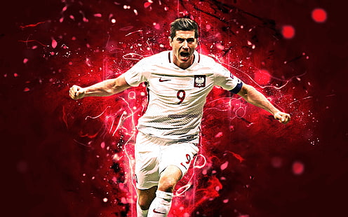 Soccer, Robert Lewandowski, Footballer, Polish, HD wallpaper HD wallpaper