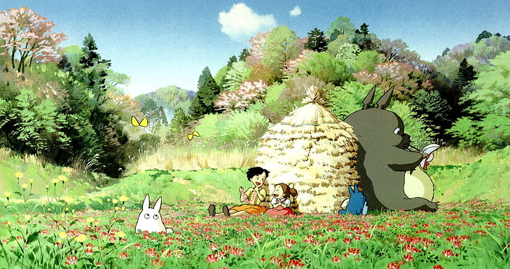 anime, Studio Ghibli, Mi vecino Totoro, Fondo de pantalla HD