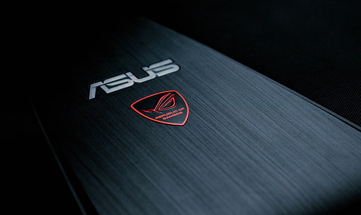 black Asus laptop, Republic of Gamers, ASUS, HD wallpaper HD wallpaper