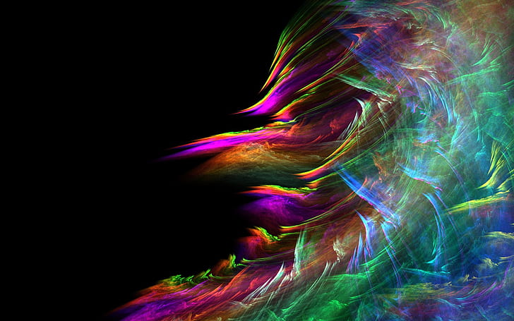 abstracto, explosión de color, colorido, Fondo de pantalla HD