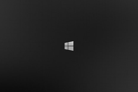 Logo Windows, tło, czarne, Windows, Windows 8, Ligo, Tapety HD HD wallpaper