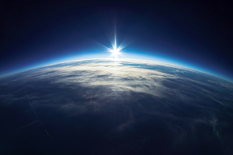 Planet Erde, Weltraum, Planet Erde, Planet Erde, Weltraum, Sonne, Licht, Leben, HD-Hintergrundbild HD wallpaper