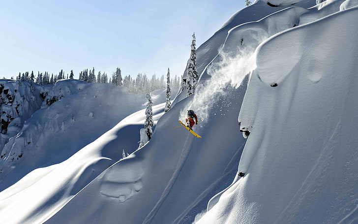 Snow Mountain Snowboarding Extreme HD Wallpaper 05, HD wallpaper