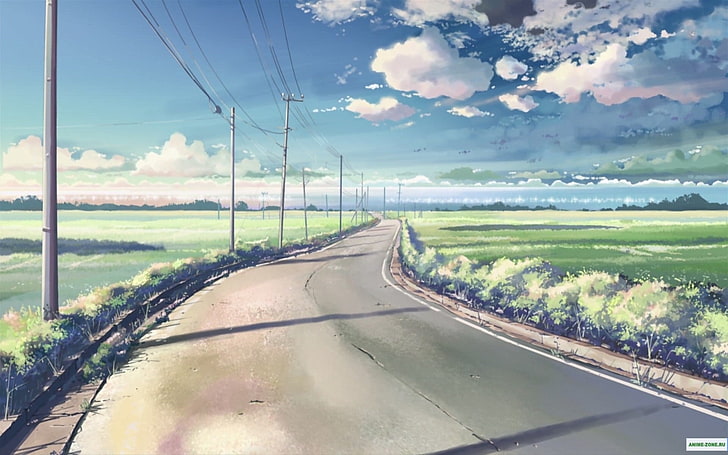 anime, 5 Sentimeter Per Detik, Wallpaper HD