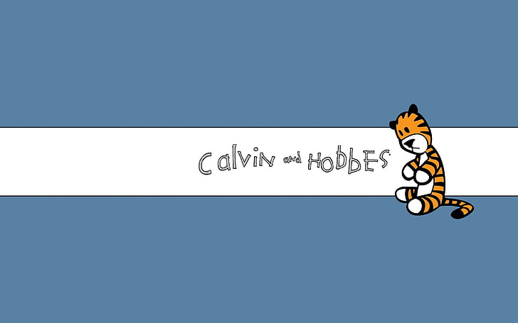 Logo Calvin dan Hobbes, Calvin dan Hobbes, Wallpaper HD