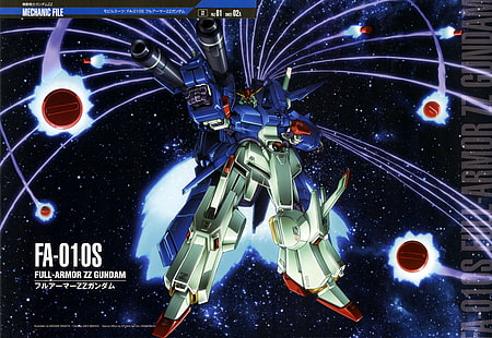 Mobil Takım Gundam ZZ, Gundam, Evrensel Yüzyıl, Robotlar, Mobil Takım Gundam, HD masaüstü duvar kağıdı HD wallpaper