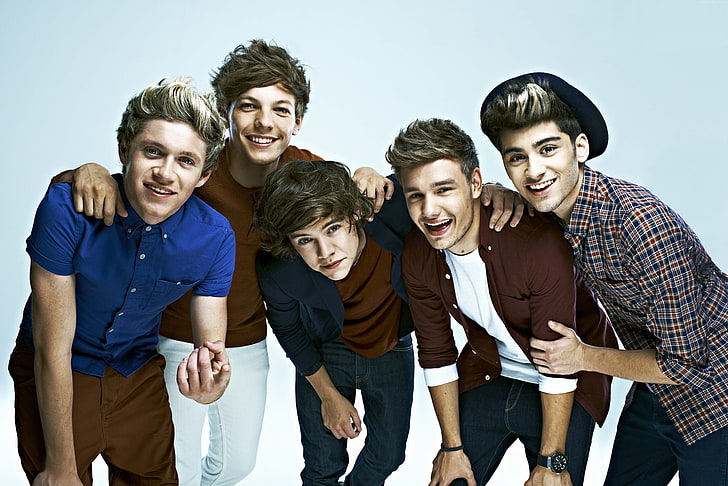 Louis Tomlinson, Niall Horan, Zayn Malik, Harry Styles, One Direction, Top music artist and bands, Liam Payne, HD тапет