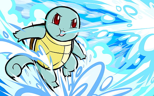 Pokemon Squirtle character, Pokémon, Squirtle, ishmam, HD wallpaper HD wallpaper