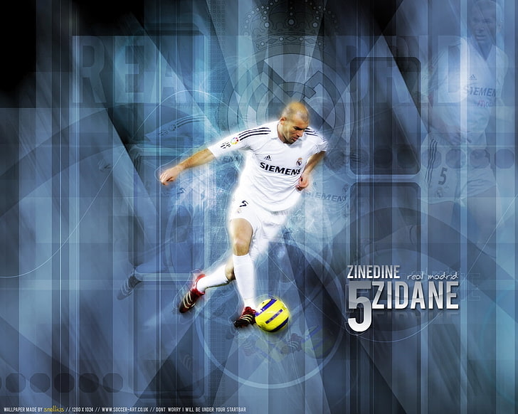 sports real madrid zinedine zidane 1280x1024  Sports Football HD Art , sports, real madrid, HD wallpaper