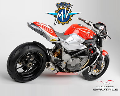 мотоцикл, MV agusta, MV Agusta Brutale, HD обои HD wallpaper