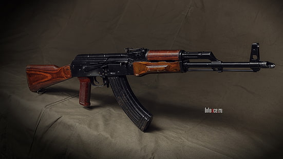 armas, máquina, arma, Kalashnikov, fuzil de assalto, AKM, HD papel de parede HD wallpaper