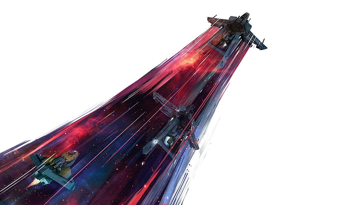 رف سقف السيارة باللونين الأحمر والأسود ، وألعاب الفيديو ، وسفينة الفضاء ، Star Citizen، خلفية HD
