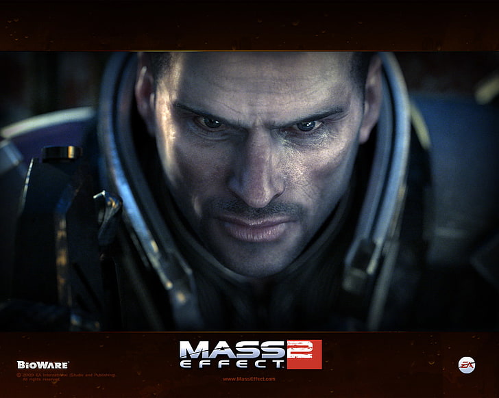 Mass Effect, Mass Effect 2, командир Шепард, HD обои