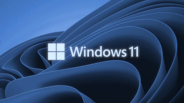 Windows 11, enkelt, Microsoft, operativsystem, Windows-logotyp, minimalism, HD tapet