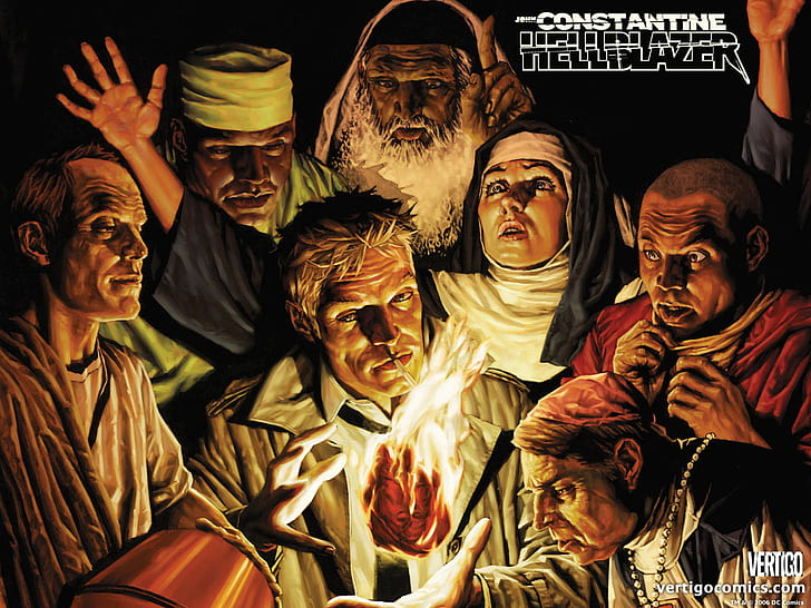 Constantine HD, plakat Constantine Hellblazer, komiksy, Constantine, Tapety HD