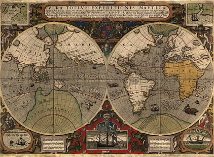 Ilustración del mapa mundial, el mundo, mapa, mapa antiguo, lepra, Fondo de pantalla HD HD wallpaper