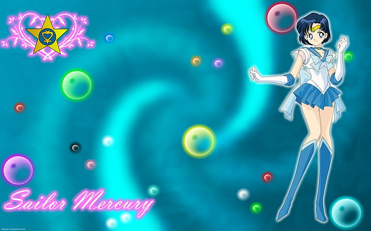 Sailor Moon, Sailor Mercury, Fondo de pantalla HD