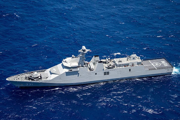 Fregatte, die Marine von Indonesien, KRI Martadinata (331), HD-Hintergrundbild