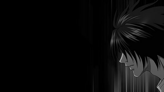 Anime, Death Note, L (Death Note), HD wallpaper HD wallpaper