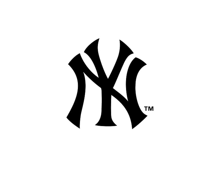 New york yankees, logotyp, känt varumärke, HD tapet