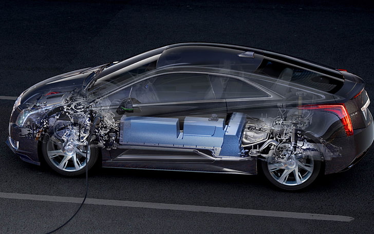 2014 Cadillac ELR Auto HD Desktop-Hintergrund 03, schwarzes Coupé, HD-Hintergrundbild