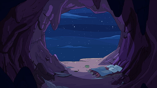 personaggio dei cartoni animati wallpapper, Adventure Time, cartone animato, Sfondo HD HD wallpaper