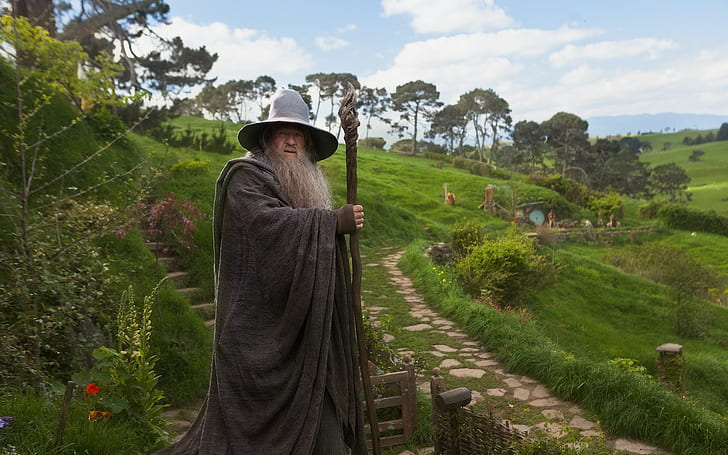 Gandalf, Penguasa Cincin, Shire, Wallpaper HD