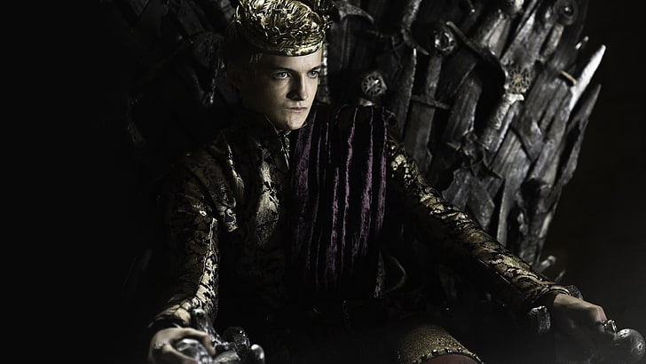 Game of Thrones, coroa, Joffrey Baratheon, Trono de Ferro, HD papel de parede