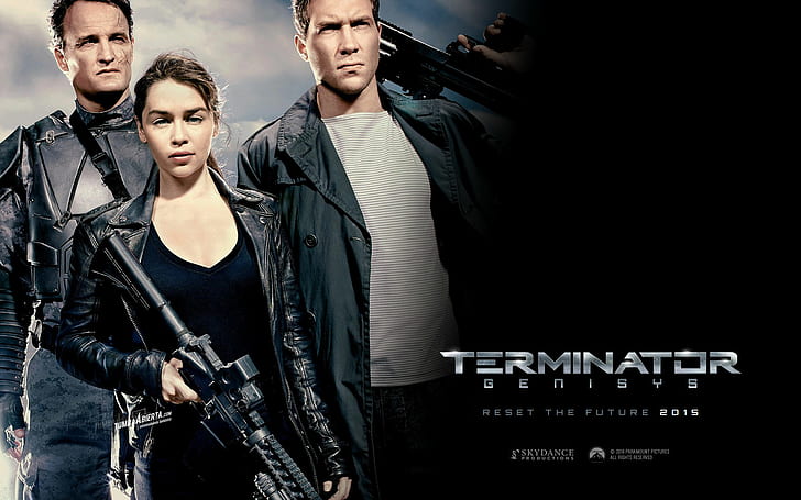 Terminator Genisys, film, affiche, film Terminator Genisys, terminator Genisys, affiche, Fond d'écran HD