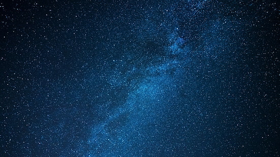 Небе, звезди, текстура, кожа, синьо, HD тапет HD wallpaper