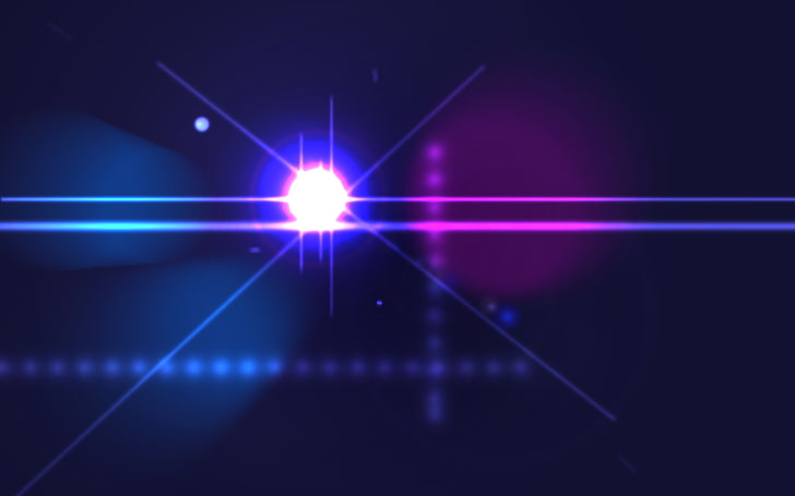 lumière violette et blanche, lumières, fusées éclairantes, Fond d'écran HD