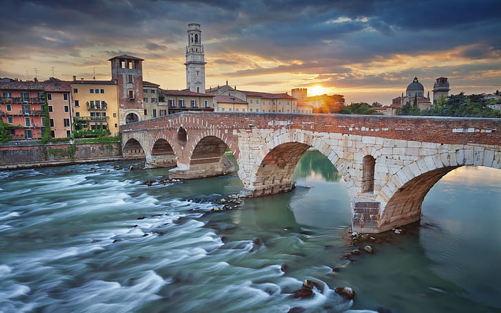 Verona, Itália, HD papel de parede