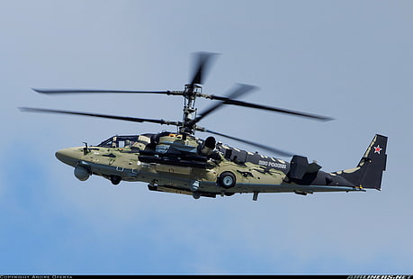 aeronautica militare, aeromobili, alligatore, attacco, elicottero, ka 52, kamov, militare, rosso, russia, russo, stella, Sfondo HD HD wallpaper