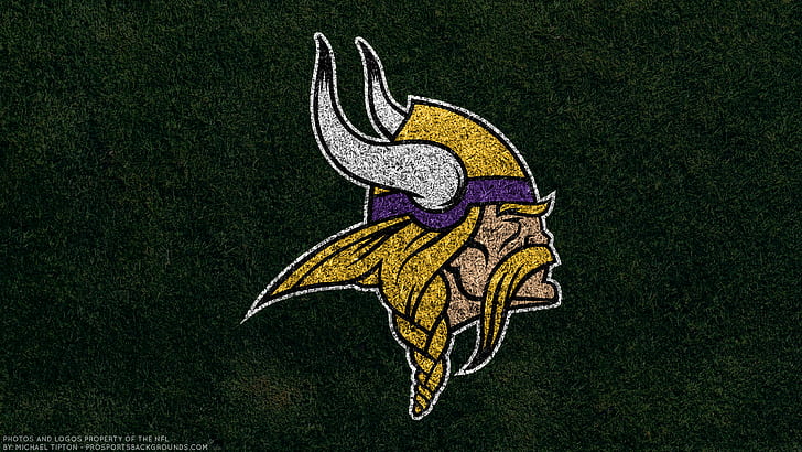 Football, Minnesota Vikings, Emblem, Logo, NFL, HD wallpaper
