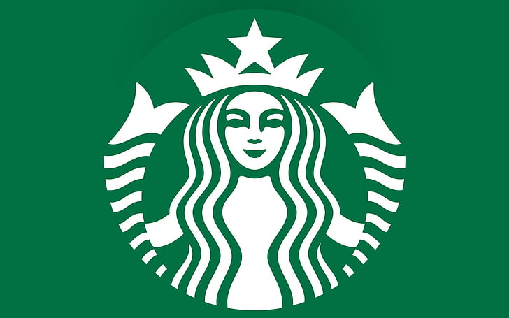 شعار ستاربكس كوفي جرين ، شعار ستاربكس ، آخر ، أخضر ، شعار ، ستاربكس، خلفية HD