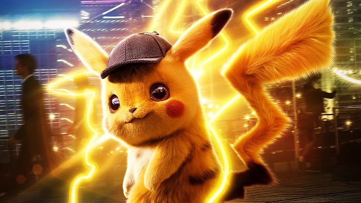 Pokémon, Pokémon Detective Pikachu, Pikachu, Wallpaper HD