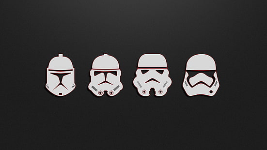 Star Wars, Clone Trooper, First Order (Star Wars), Stormtrooper, Fond d'écran HD HD wallpaper