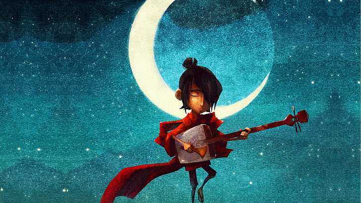 male cartoon character playing instrument digital wallpaper, Kubo and the Two Strings, Best Animation Movies of 2016, HD wallpaper