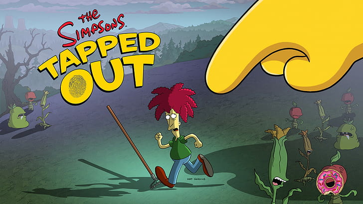 the simpsons tapped out sideshow bob dr_ robert underdunk terwilliger video games, HD wallpaper