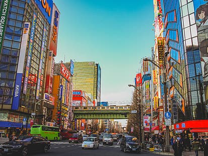 Japón, Tokio, Akihabara, Fondo de pantalla HD HD wallpaper