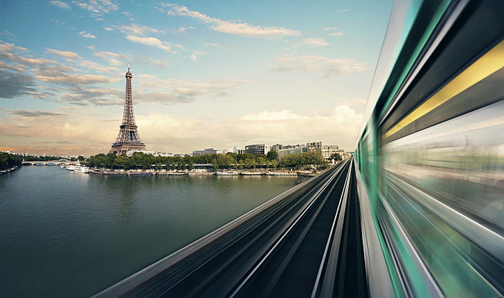 транспортное средство, Париж, Эйфелева башня, HD обои