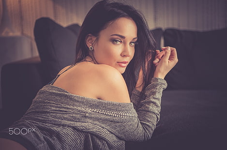 Angelina Petrova, Frauen, Model, Gesicht, Portrait, HD-Hintergrundbild HD wallpaper