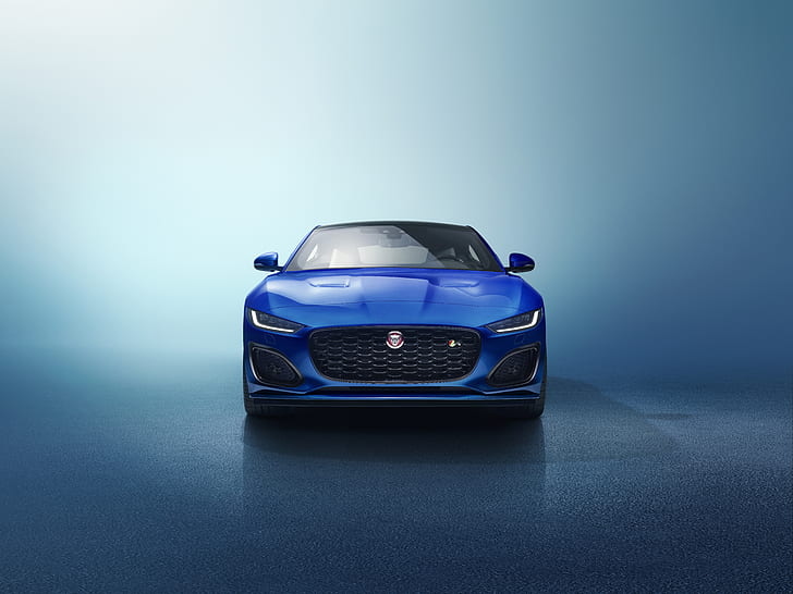 Jaguar, Jaguar F-Type R, Blue Car, Car, Jaguar Cars, Sport Car, Vehicle, HD wallpaper