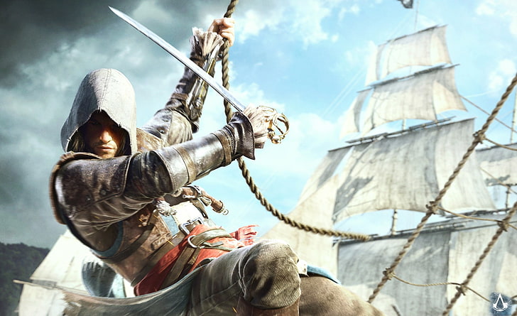 Assassins Creed IV Black Flag Edward Kenway, Assassin's Creed Ezio Auditore, Games, Assassin's Creed, edward kenway, HD wallpaper