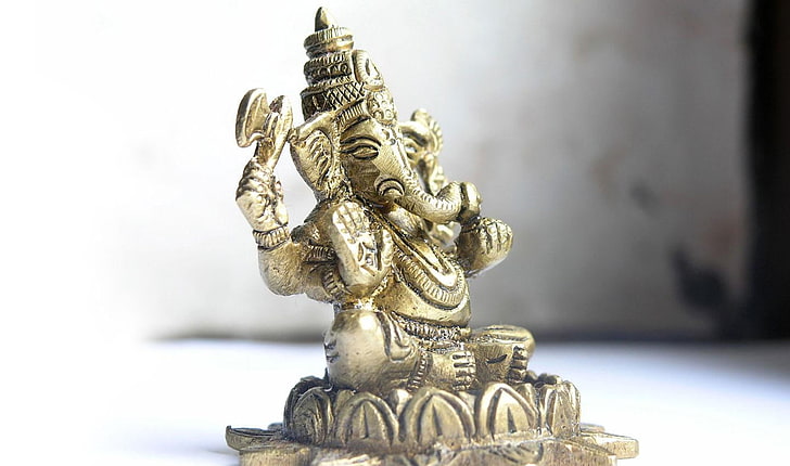 Posąg Pana Winajaki, figurka Pana Ganesha, Bóg, Pan Ganesha, Ganeśa, posąg, Pan, Tapety HD
