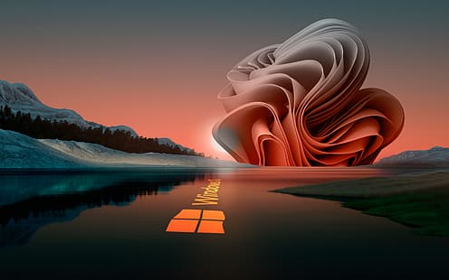 Windows 11, Die blockierte Sonne, HD-Hintergrundbild HD wallpaper